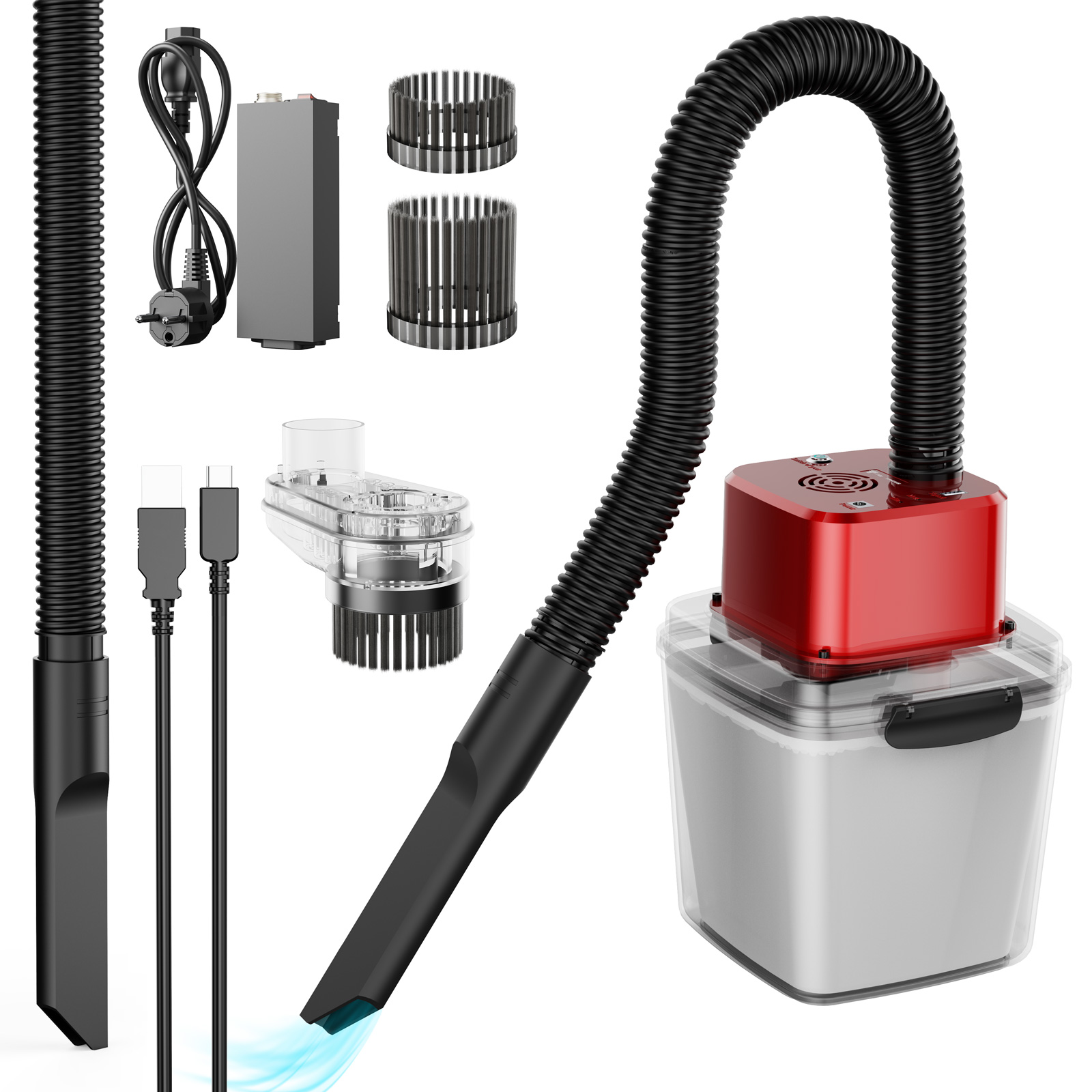 Fume Extractor Laser - TwoTrees CNC Engraving Machine Vacuum Cleaner,Compatible