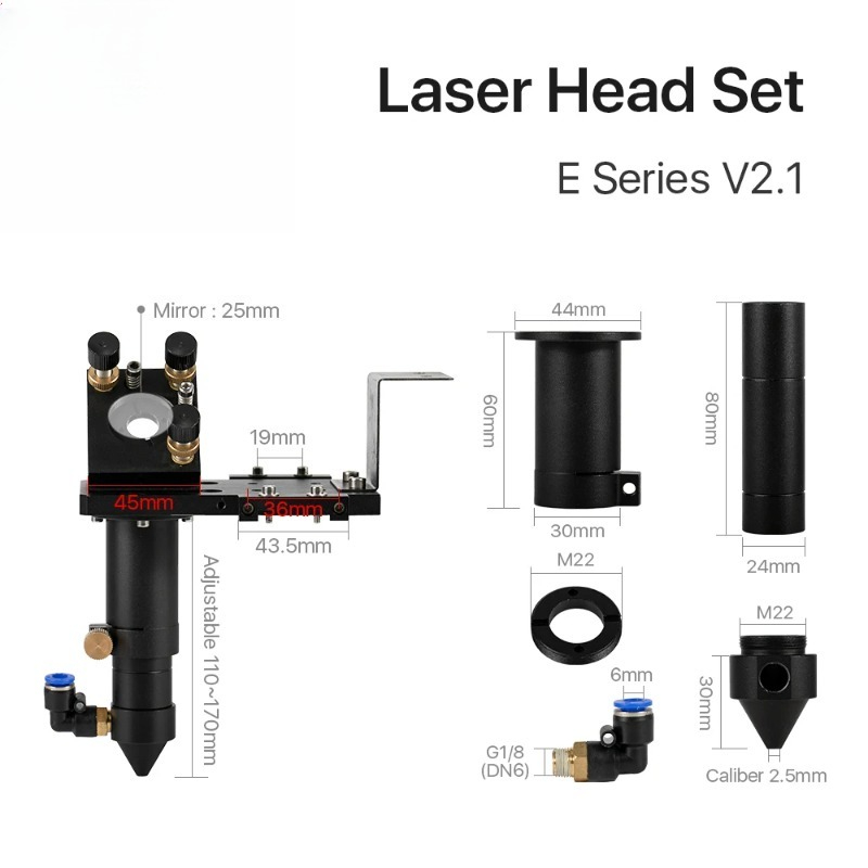 Cloudray E Series CO2 Head Set - Co2 Laser Mirror ulasan dan harga