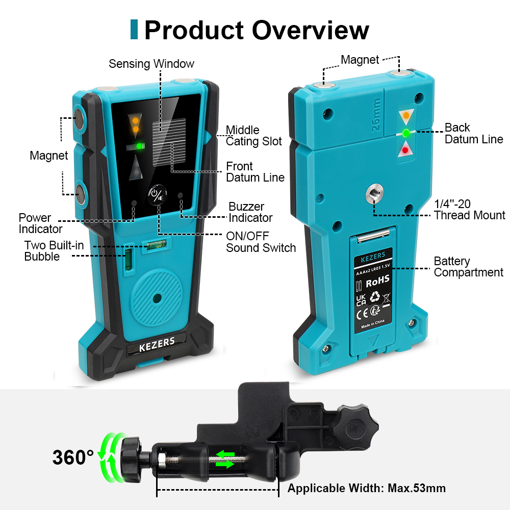 KEZERS Red Green Laser Level R - Industrial Laser Sensor ulasan dan harga