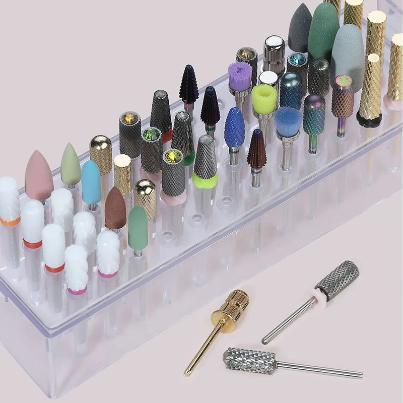 48 Holes Clear Nail Drill Bits - Acrylic Cutting Machine ulasan dan harga