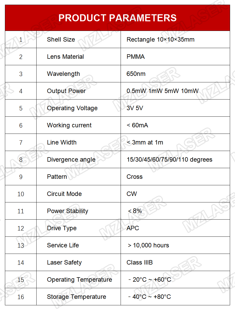 Compact Red Cross Laser Module - Industrial Grade Laser ulasan dan harga