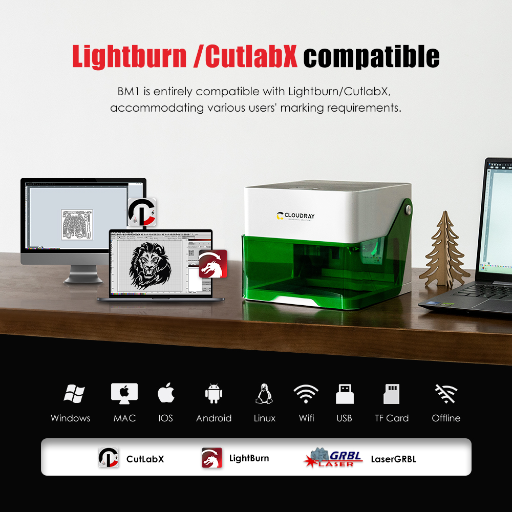 Cloudray 5000mw CNC Mini Laser - Industrial Handheld Laser ulasan dan harga