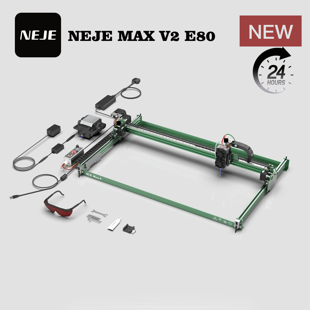 NEJE MAX V2 E80 80W 455nm Lase - Industrial Grade Laser ulasan dan harga