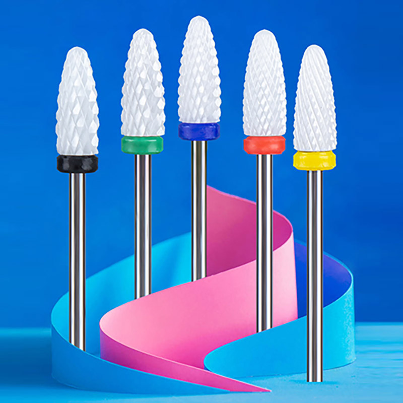 1pc Ceramic Nail Drill Bit for - Acrylic Cutting Machine ulasan dan harga