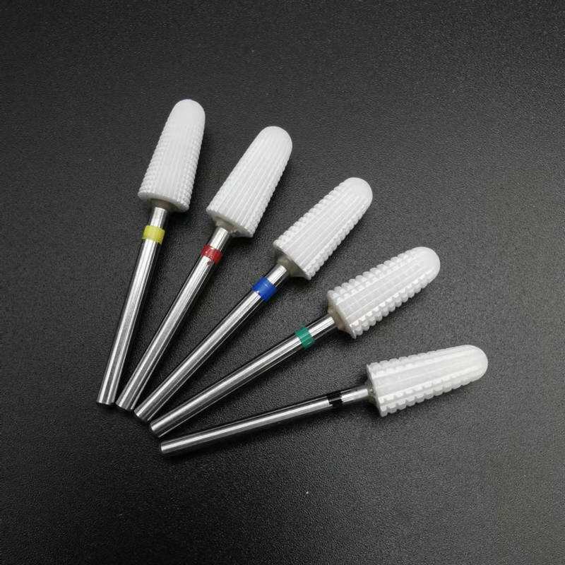 Ceramic 5 In 1 Nail Drill Bit  - Acrylic Cutting Machine ulasan dan harga